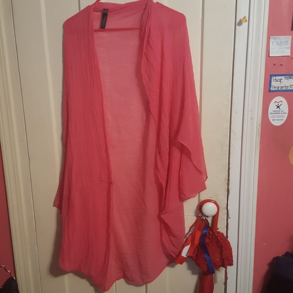 Pink Lane Bryant Shawl